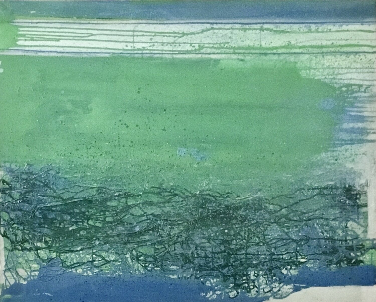 Maryam Shams, Etang vert bleuté Maryam Shams, Etang vert bleuté