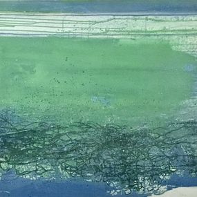 Pintura, Etang vert bleuté, Maryam Shams