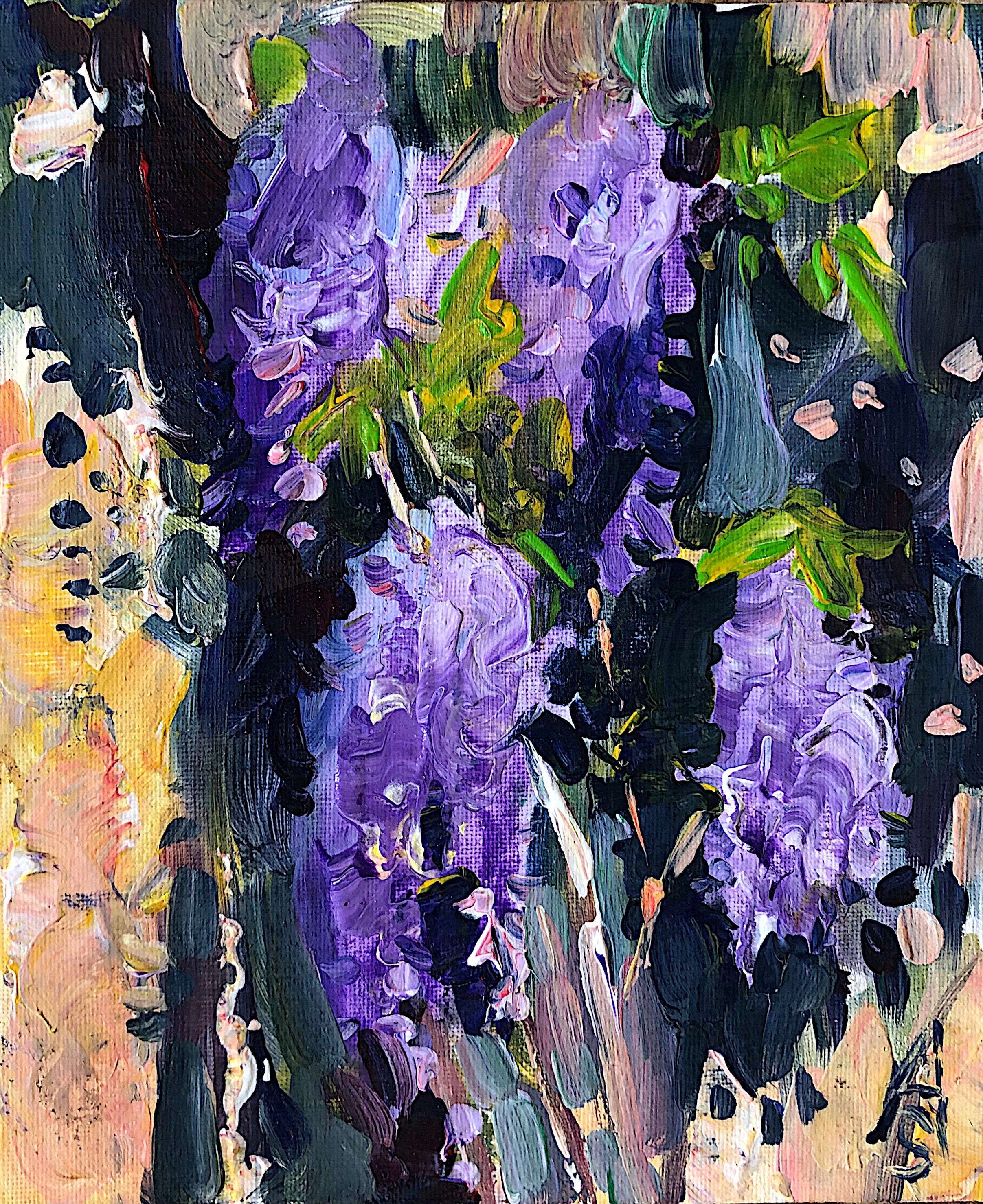 Sona Adalyan, Blooming Wisteria I Sona Adalyan, Blooming Wisteria I