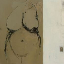 Peinture, Nue d'une inconnue, Françoise Danel