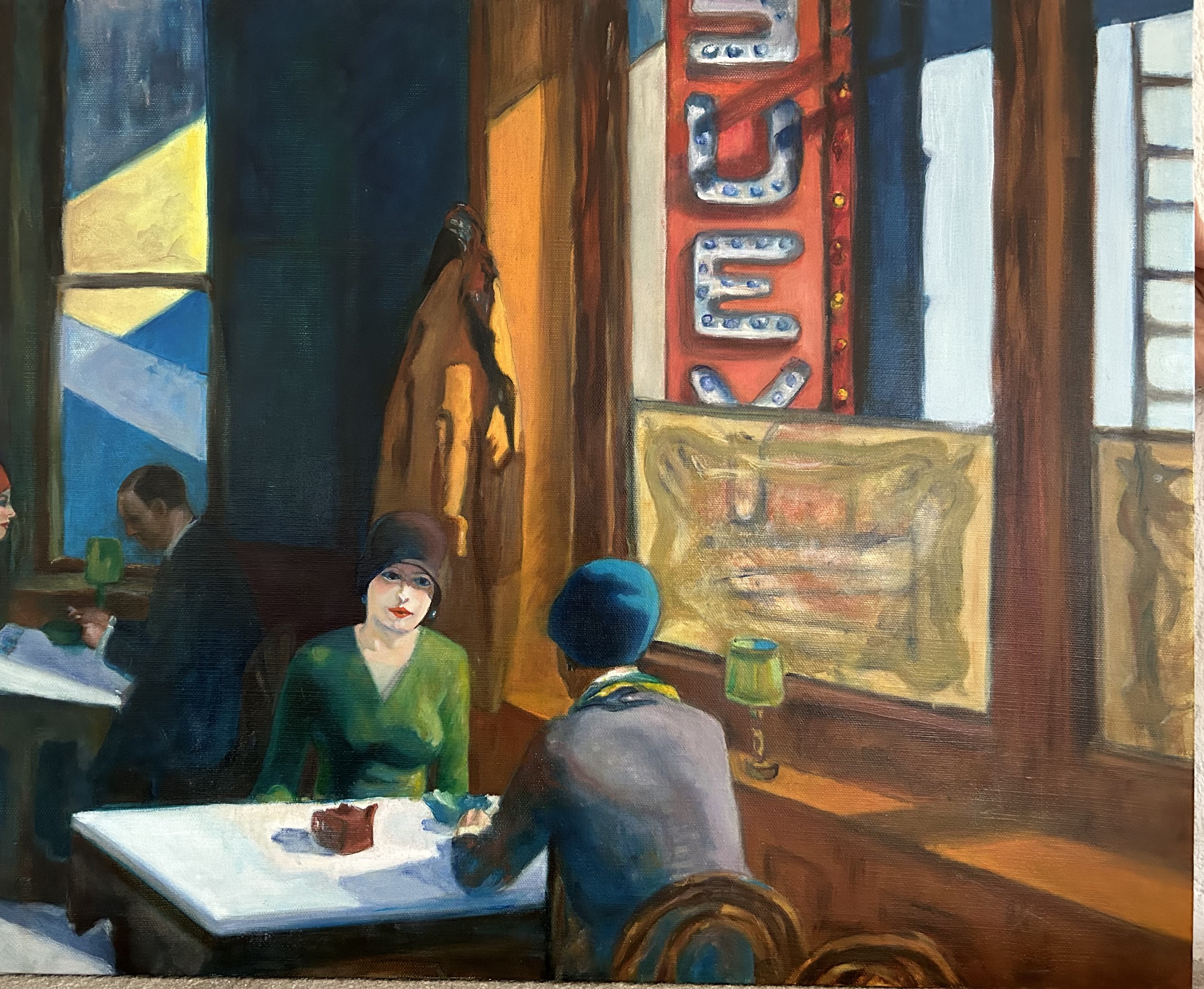 Lisbeth Buonanno, Chop Suey de Edward Hopper Lisbeth Buonanno, Chop Suey de Edward Hopper