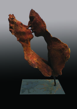 Sculpture, Le baiser, Jérôme Radigois