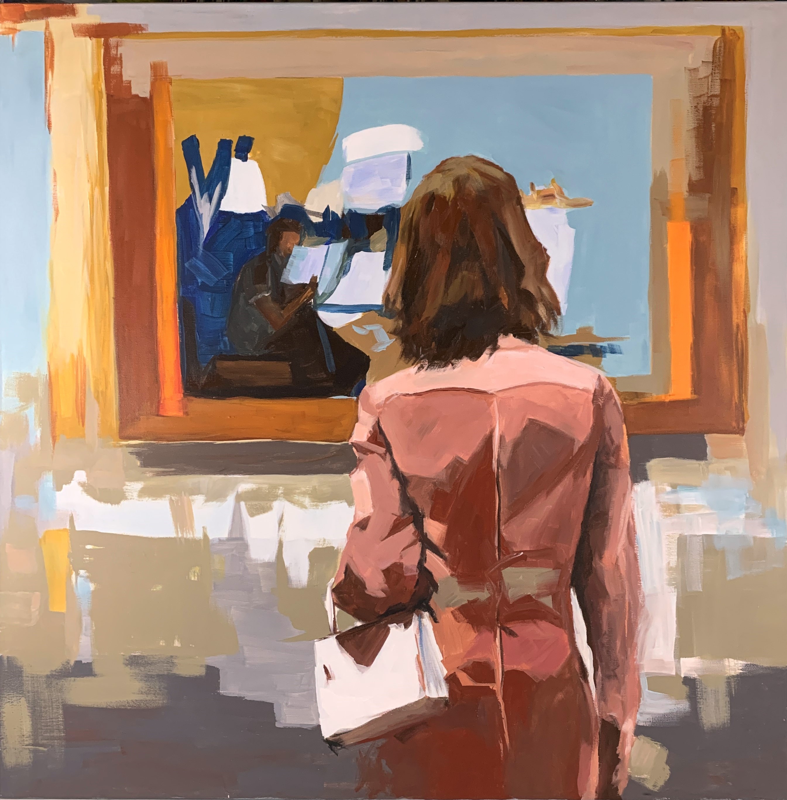 Schagen Vita, Woman in a museum Schagen Vita, Woman in a museum
