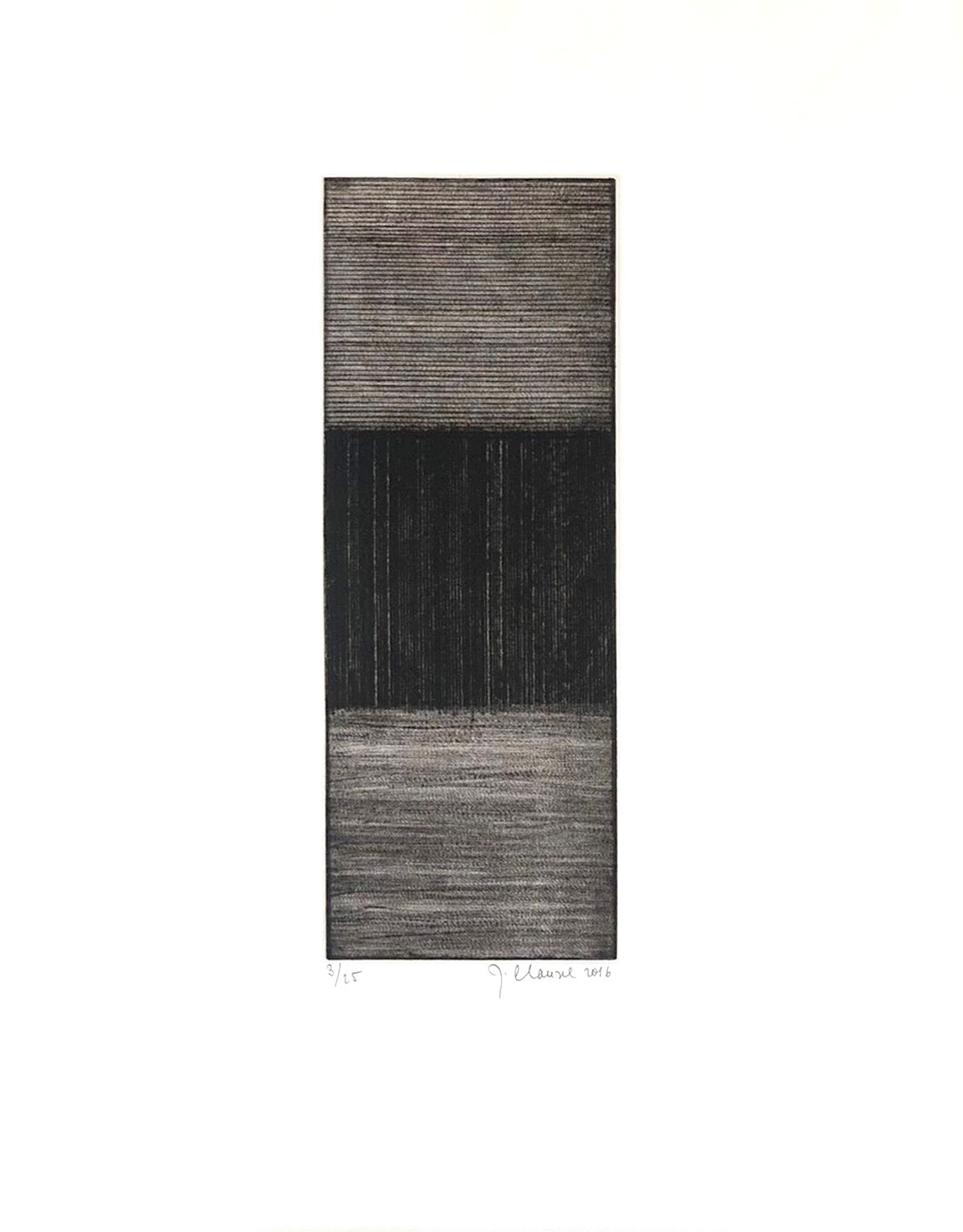 Jacques Clauzel, Gravure 2016-R-4 Jacques Clauzel, Gravure 2016-R-4