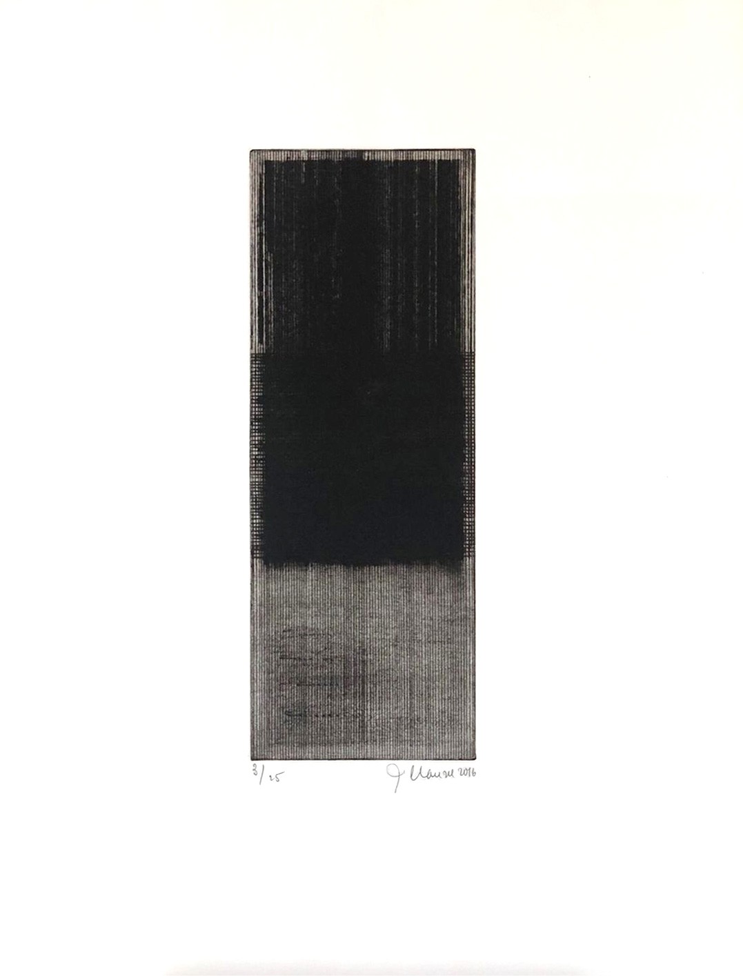 Jacques Clauzel, Gravure 2016-R-3 Jacques Clauzel, Gravure 2016-R-3