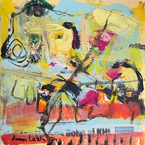 Painting, Yellow Fantasy I, Aaron Labin (Grigoryan)