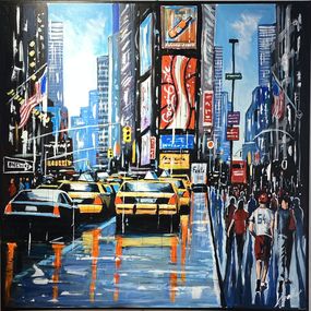 Painting, Times Square New York, Laurent Galliot