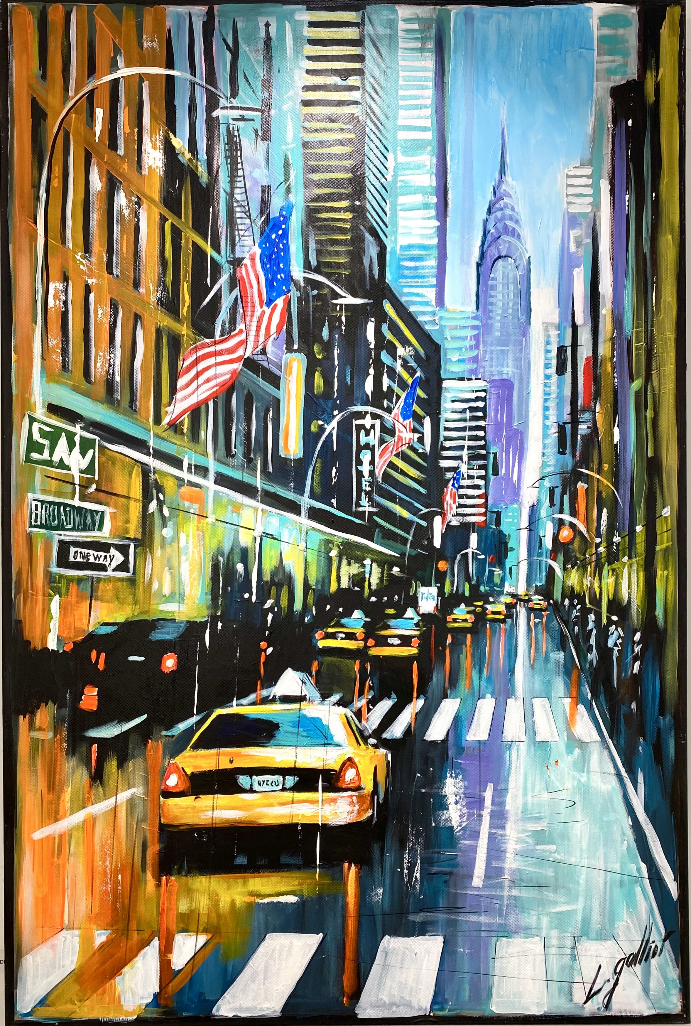 Laurent Galliot, Yellow cabs New York Laurent Galliot, Yellow cabs New York