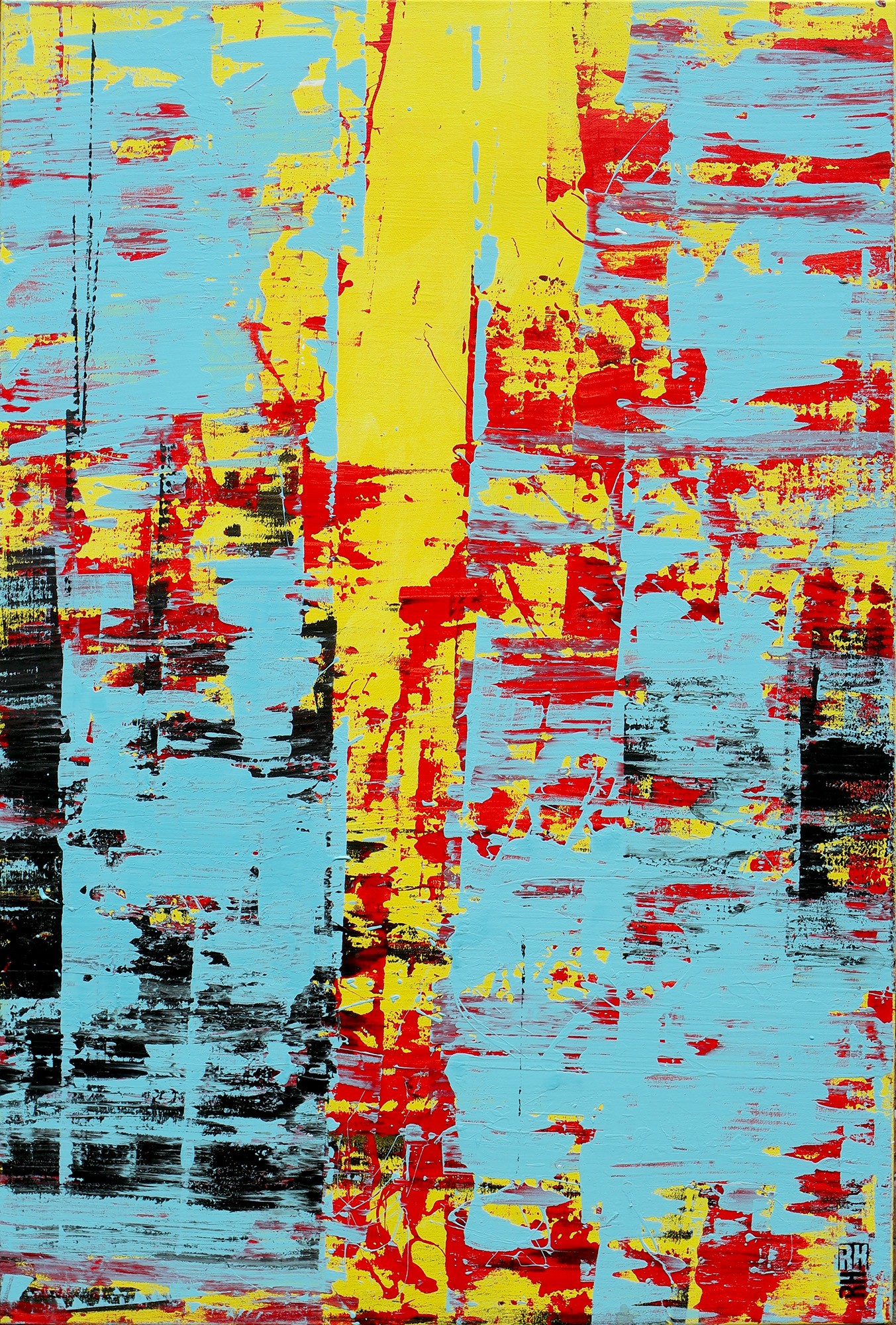 Ronald Hunter, Static Red & yellow Ronald Hunter, Static Red & yellow
