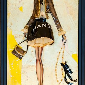Painting, Baby Doll, Chanel Tribute, Rachel Bergeret