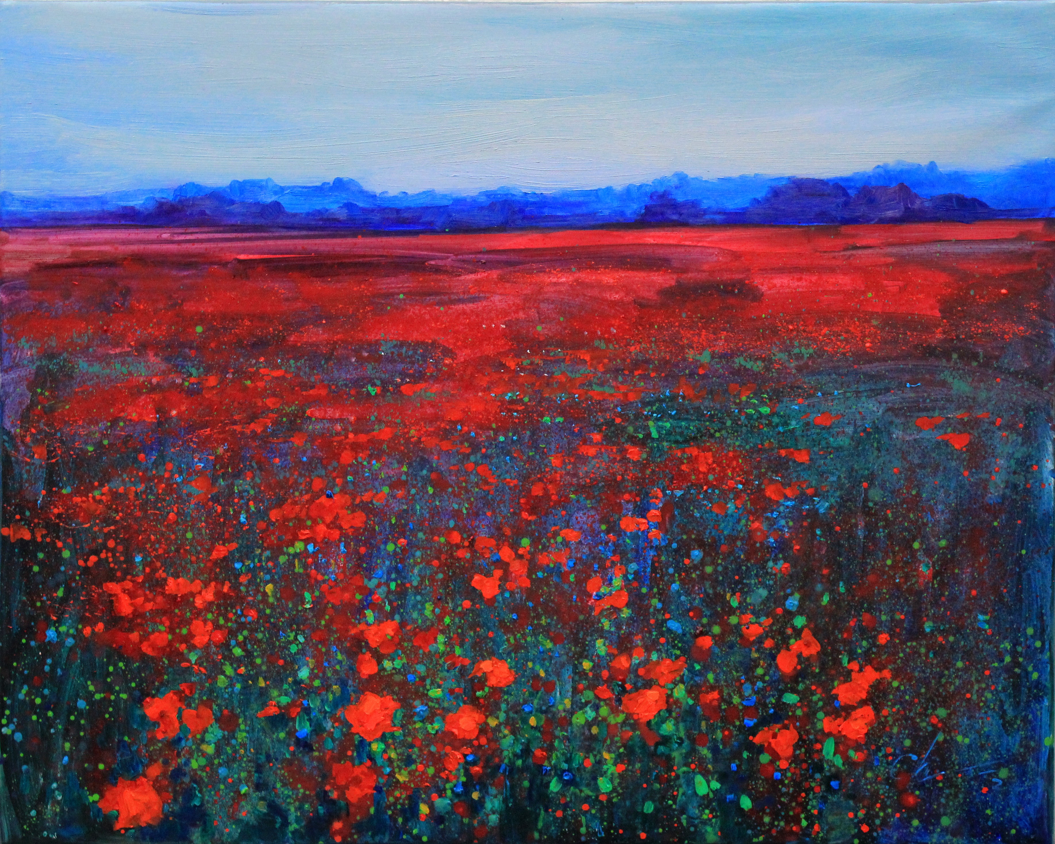 Serhii Cherniakovskyi, Field of flowers Serhii Cherniakovskyi, Field of flowers