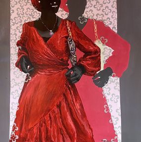 Gemälde, My Shadow A Reflection of Me 1, Agbalaya Abdulahi Opeyemi
