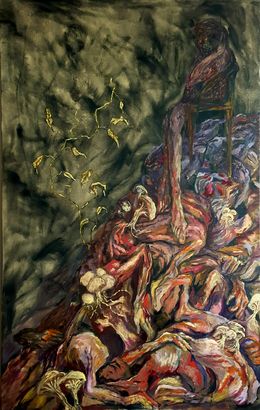 Gemälde, High Above II, Jonas Al Sayed
