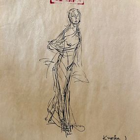Dibujo, The Woman, František Kupka