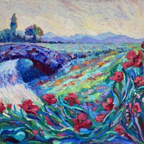 Painting, Poppies of Provence, Genia Sheyn