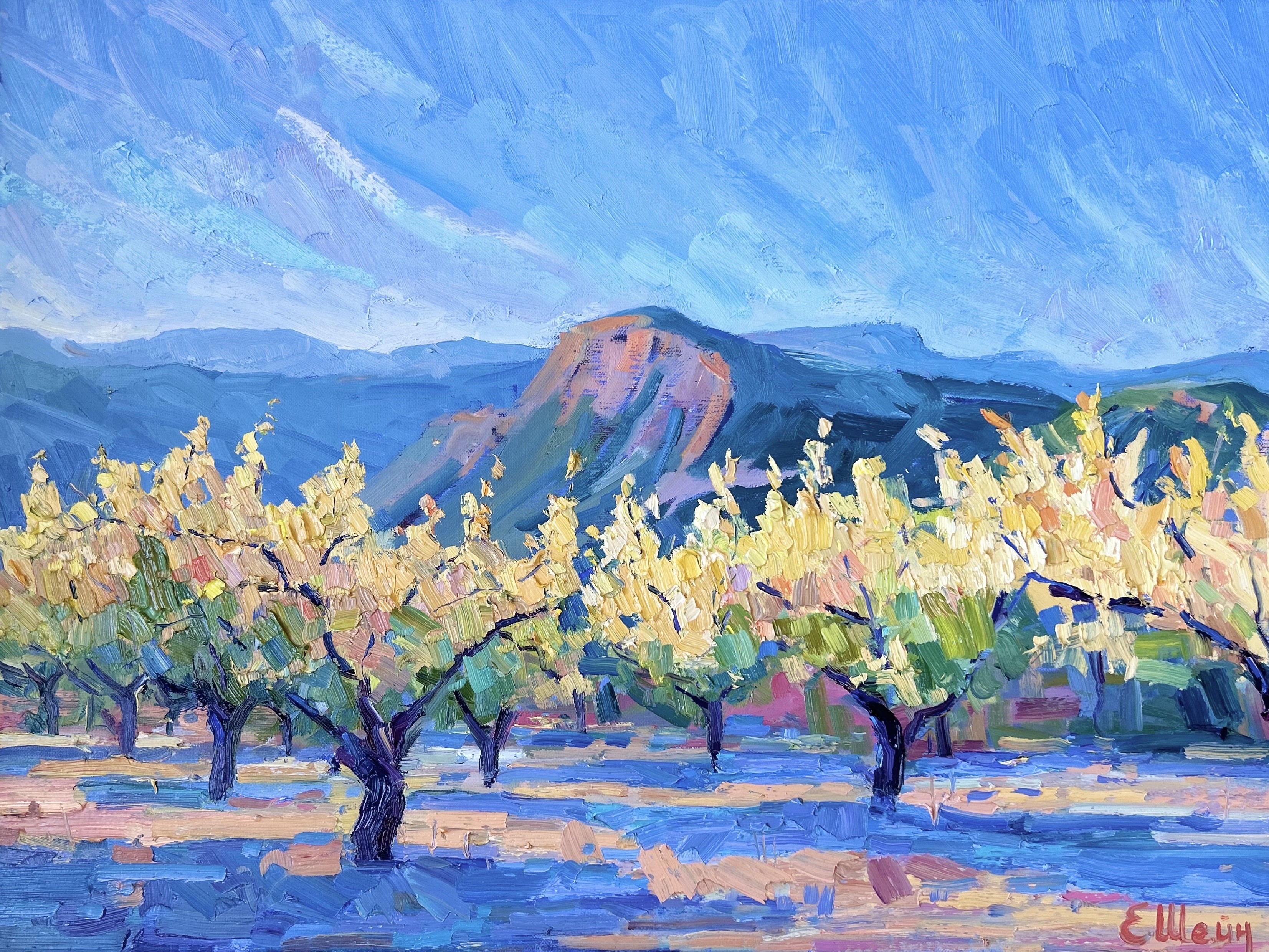 Genia Sheyn, Cherry garden. Autumn Genia Sheyn, Cherry garden. Autumn