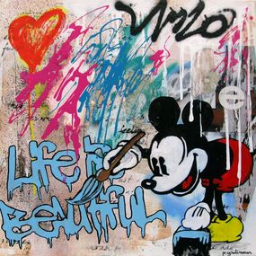 Painting, Life is beautiful, Patricia Gadisseur