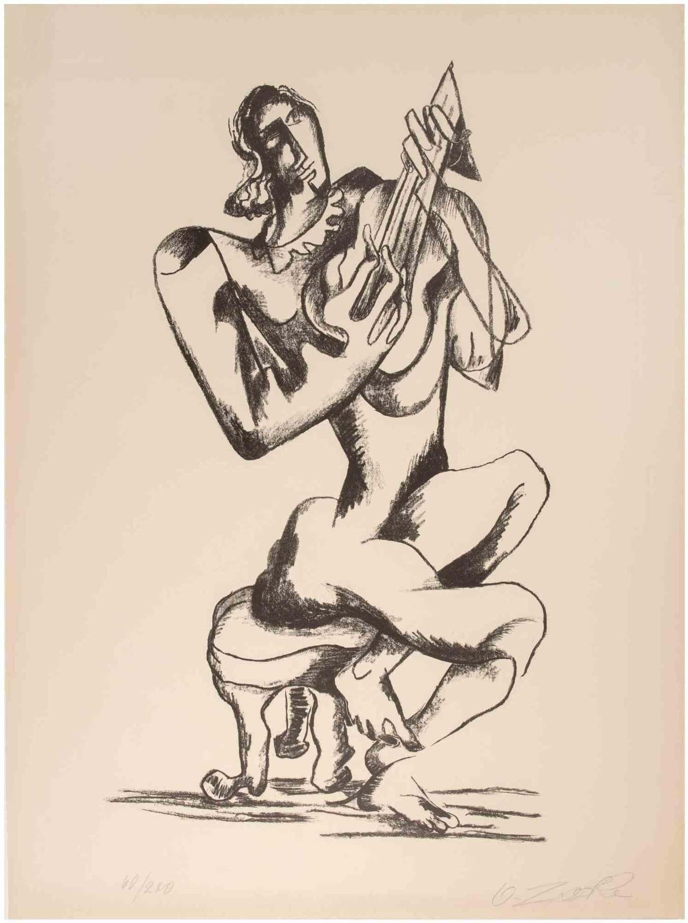 Ossip Zadkine, Lute Player Ossip Zadkine, Lute Player