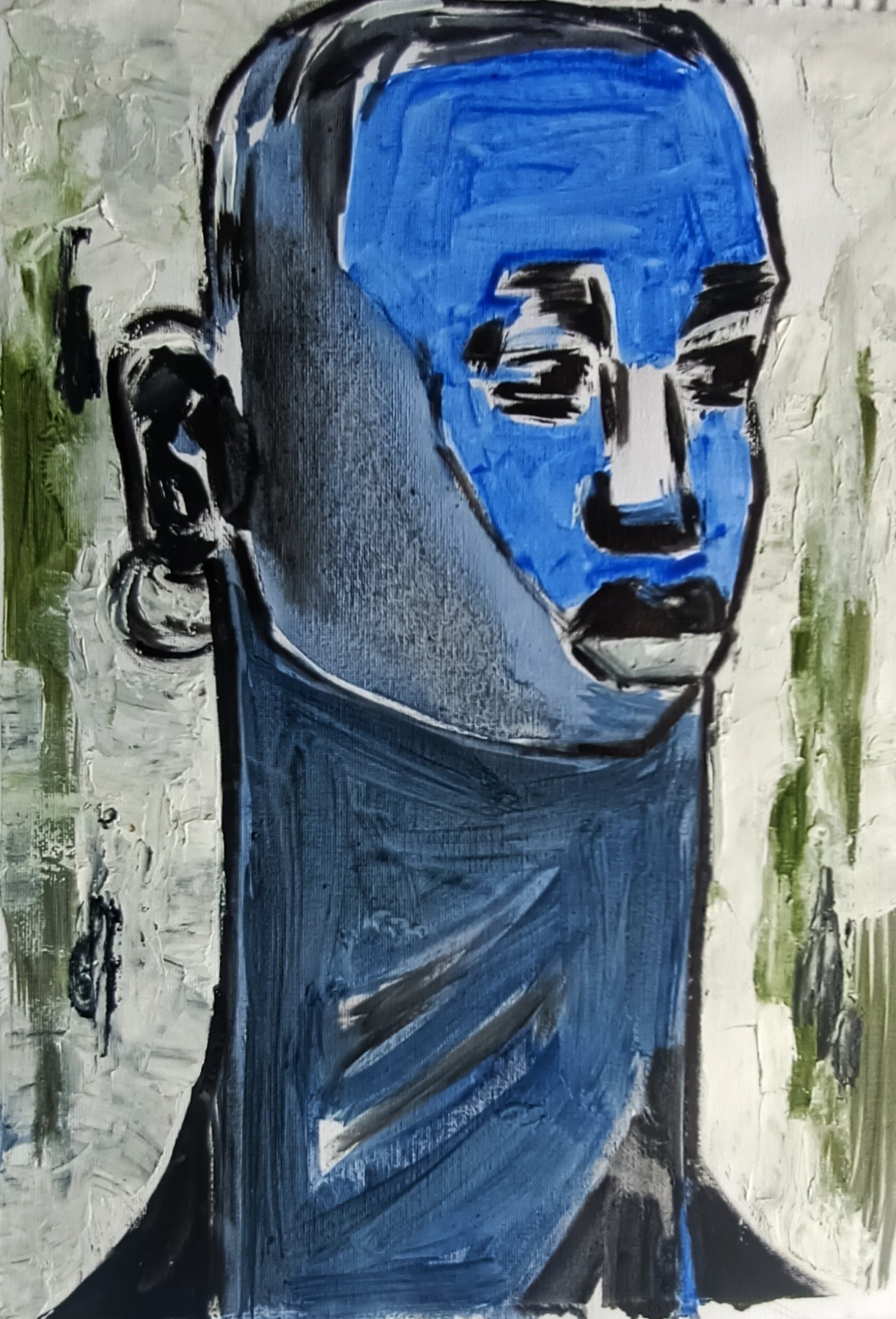Omoyeni Arogunmati, Blue Woman 1 Omoyeni Arogunmati, Blue Woman 1