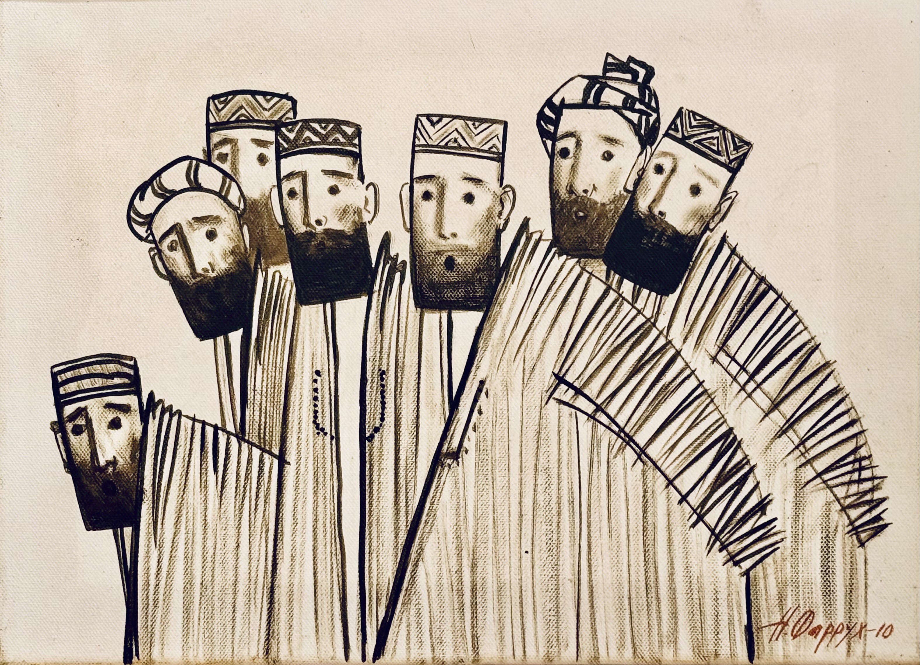Farrukh Negmatzade, Elderly Men Farrukh Negmatzade, Elderly Men
