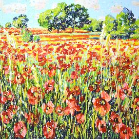 Pintura, Poppy field 9, Iryna Kastsova