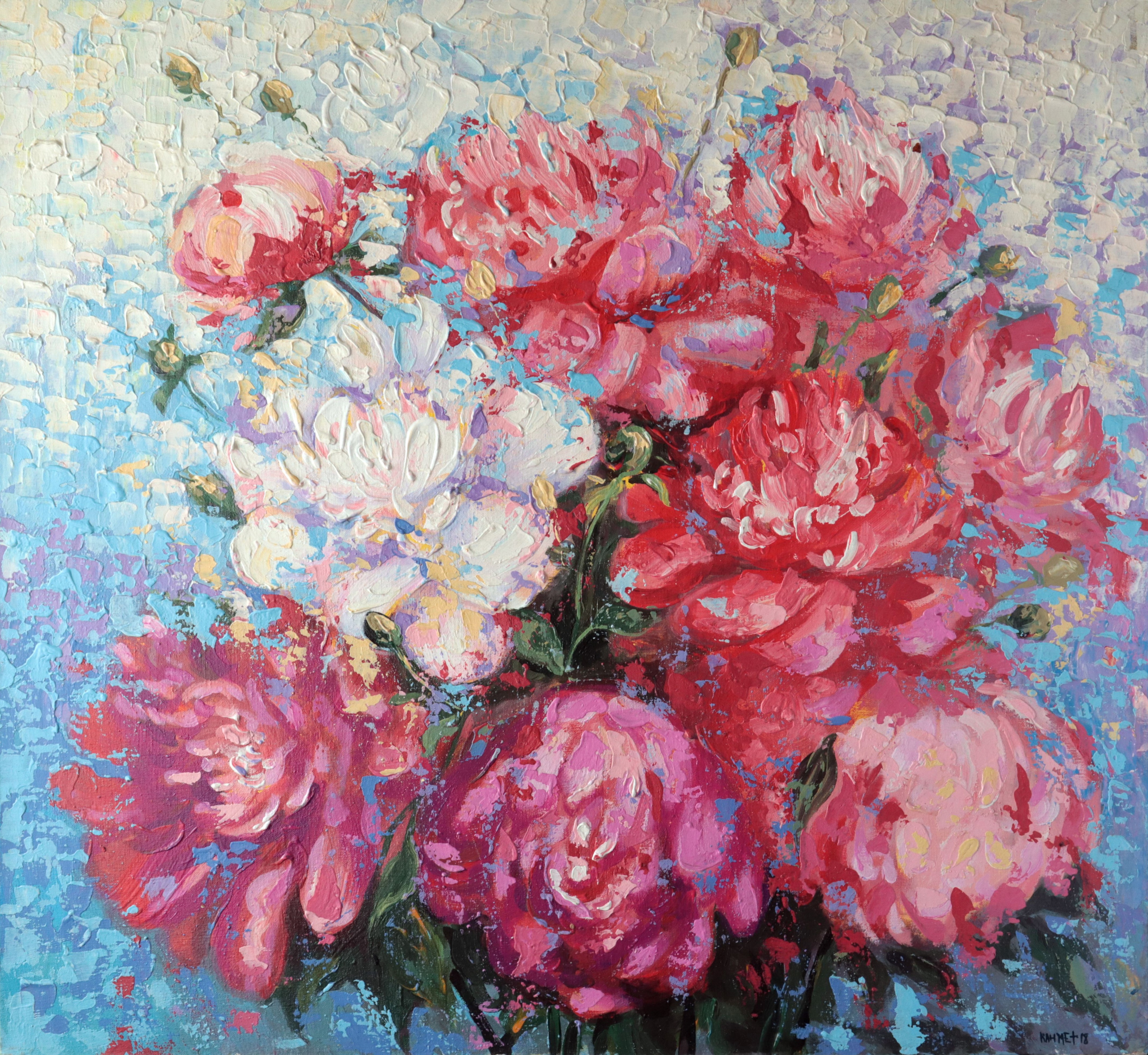Rakhmet Redzhepov (Ramzi), Peonies Giving Happiness Rakhmet Redzhepov (Ramzi), Peonies Giving Happiness