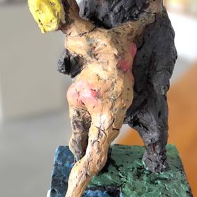 Sculpture, Elf and the dancing bear, Markus Lüpertz