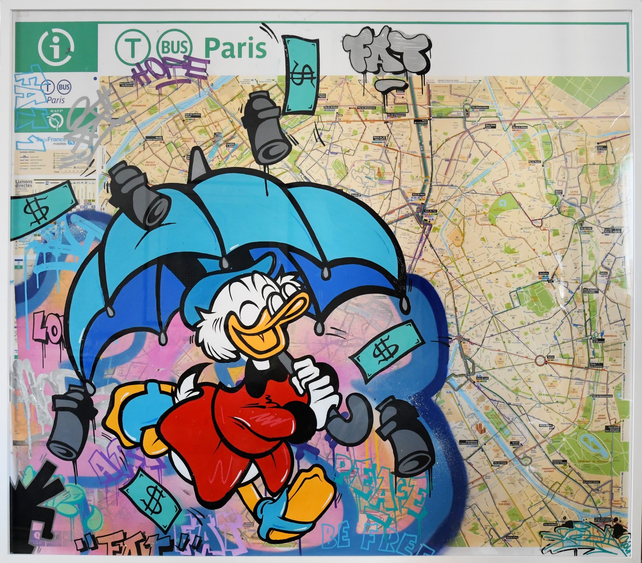 Fat, Plan de métro Picsou Fat, Plan de métro Picsou