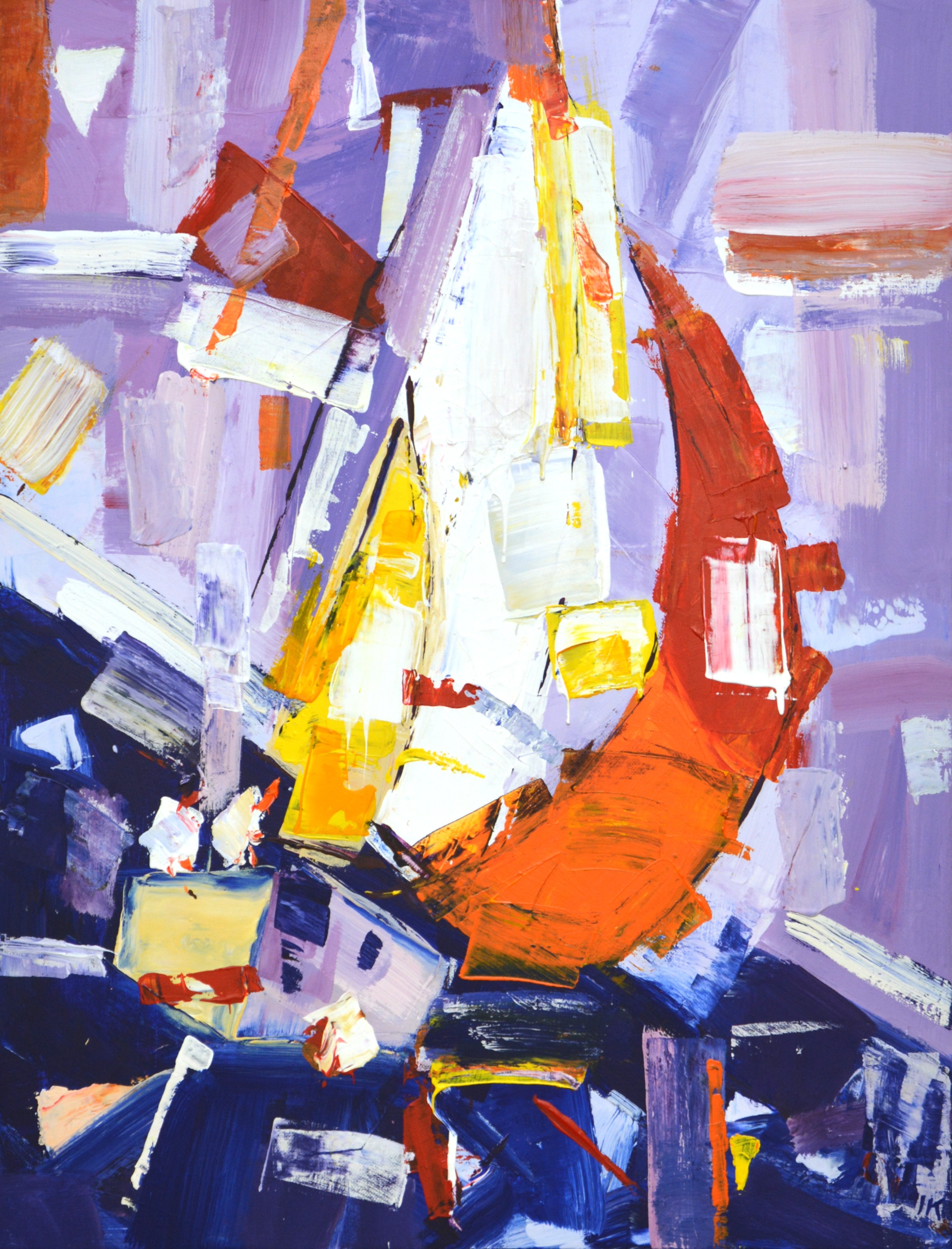 Iryna Kastsova, Abstract sailboat 3 Iryna Kastsova, Abstract sailboat 3