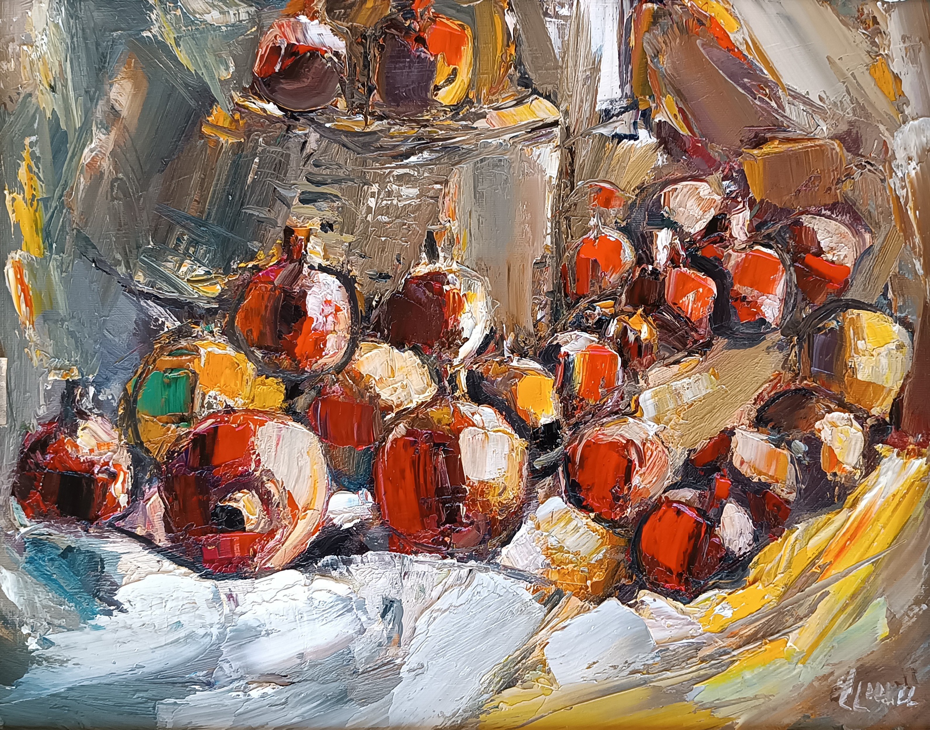 Vlas Ayvazyan, Golden Pomegranate Harvest Vlas Ayvazyan, Golden Pomegranate Harvest
