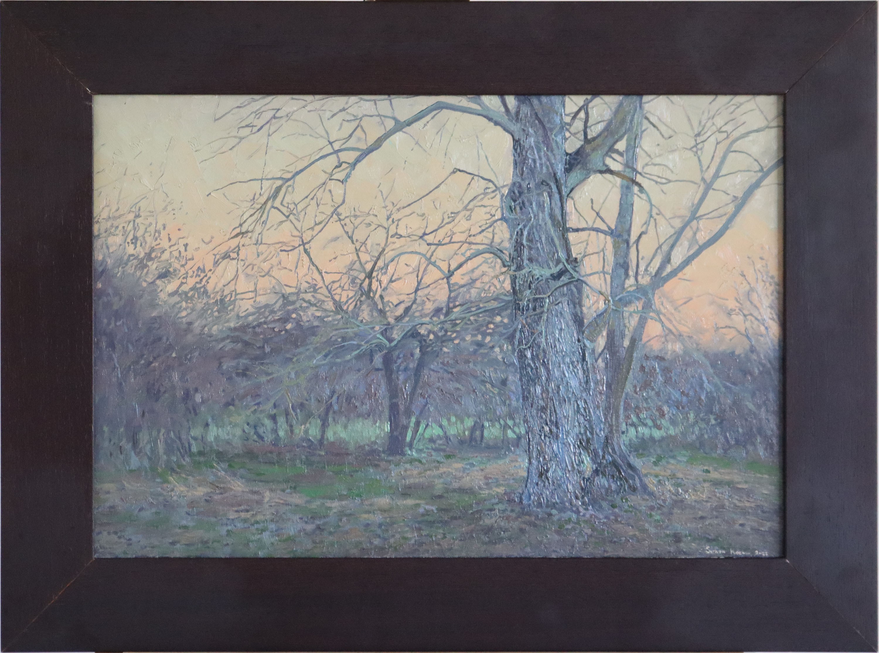 Simon Kozhin, April evening near the poplar Simon Kozhin, April evening near the poplar