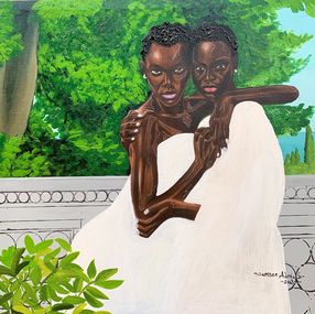 Painting, Bound by Love, Samson Adetunji