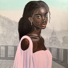 Painting, Enchanting Elegance, Samson Adetunji