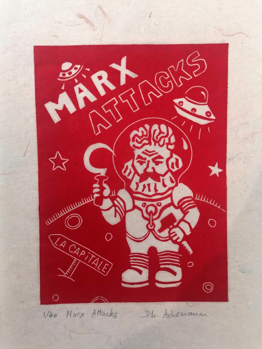 Philippe Achermann, Marx attacks Philippe Achermann, Marx attacks