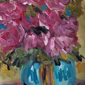 Pintura, Roses in flower, Natalya Mougenot