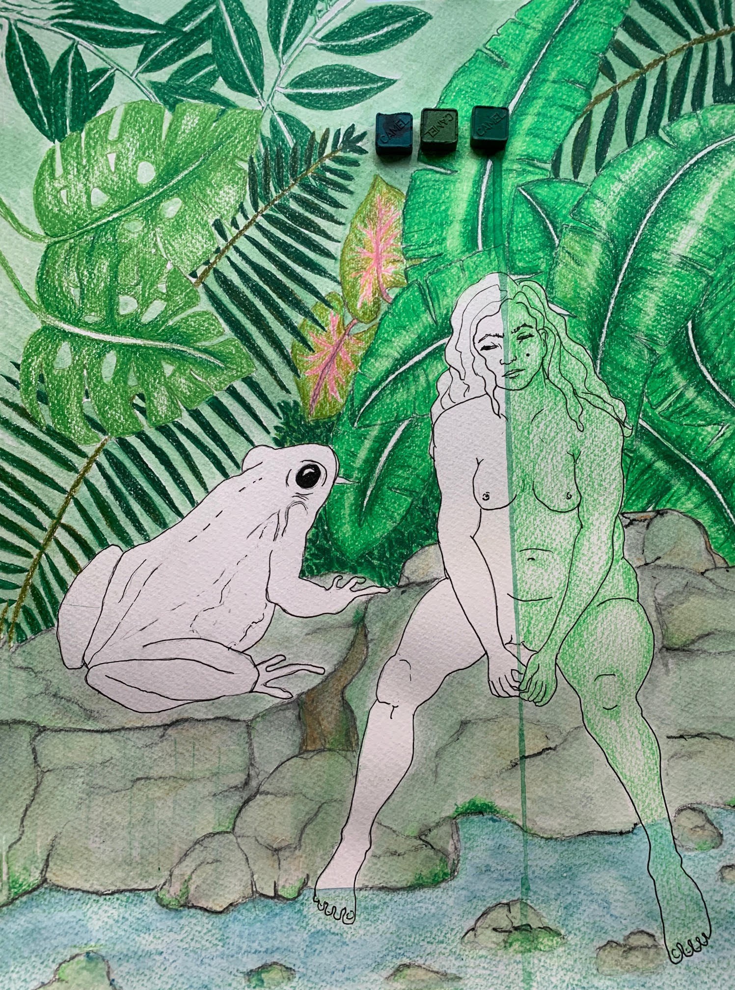 Megha Joshi, July. Drawings From the covid diaries series Megha Joshi, July. Drawings From the covid diaries series