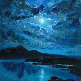 Painting, Blue night, Alisa Onipchenko-Cherniakovska