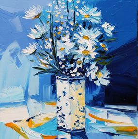 Peinture, Bouquet blanc, Pierrick Tual