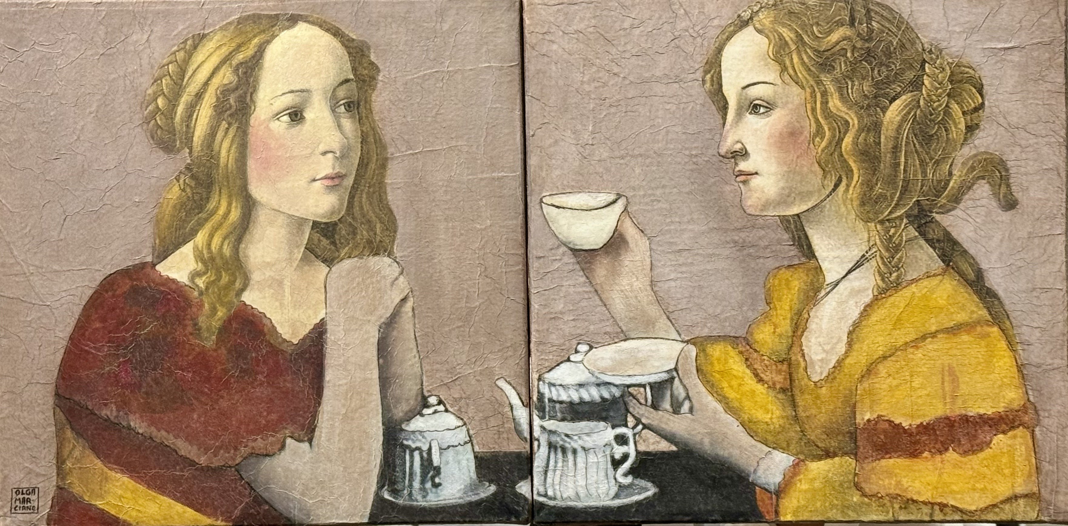 Olga Marciano, Dedicated to Botticelli - Dittico Olga Marciano, Dedicated to Botticelli - Dittico