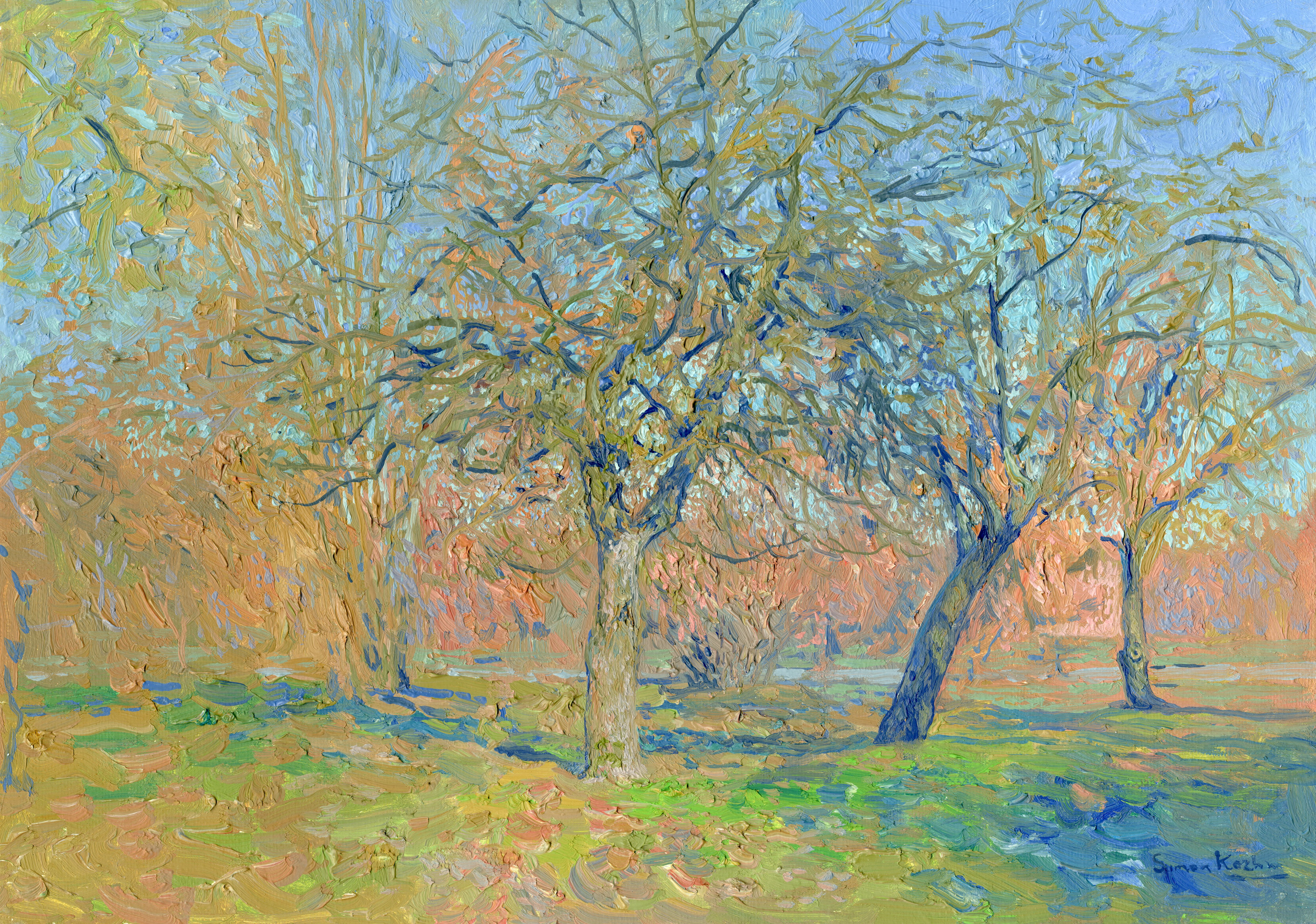Simon Kozhin, Spring in Kolomenskoye Simon Kozhin, Spring in Kolomenskoye