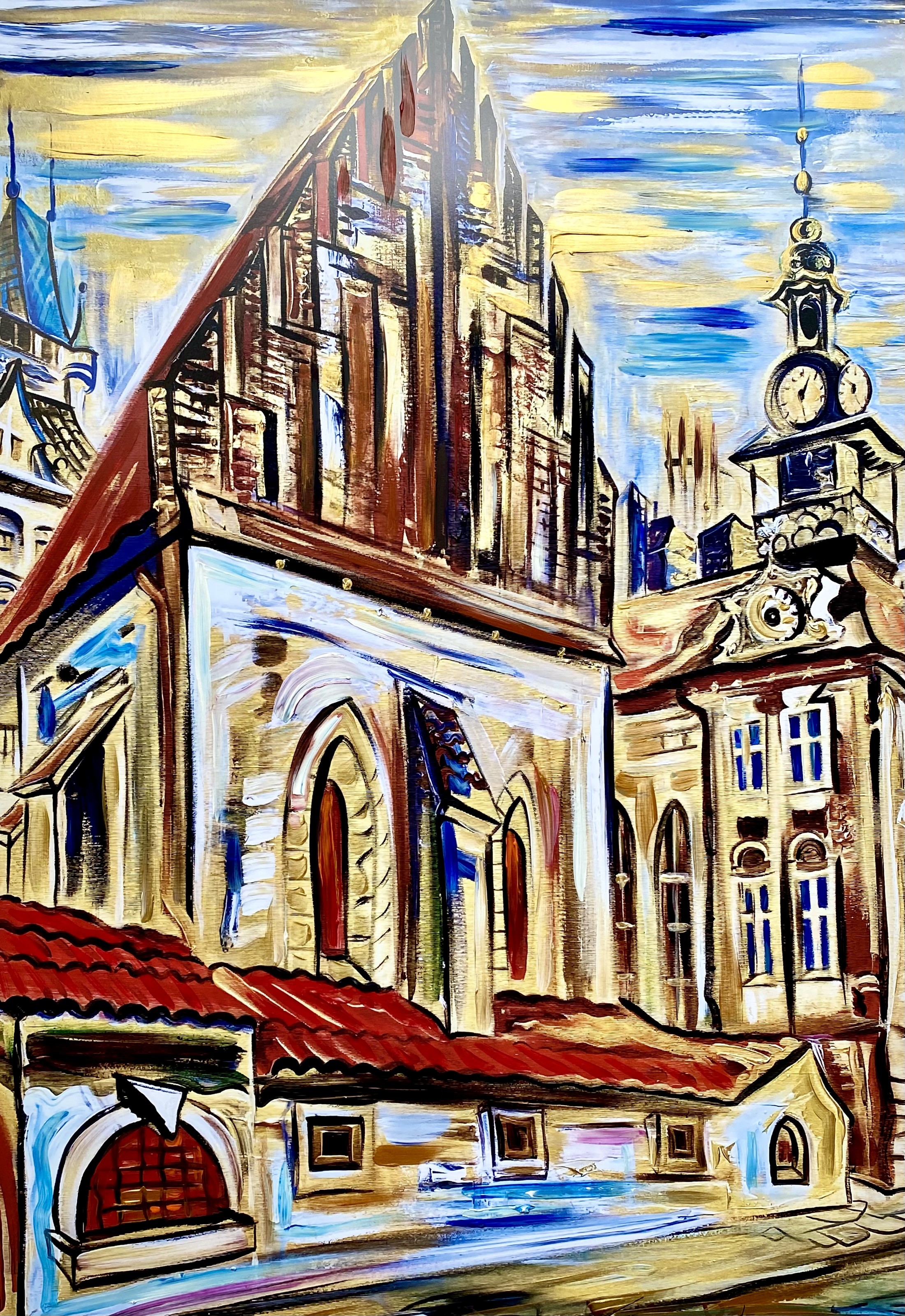 Kirill Postovit, The Golden Old-New Synagogue Kirill Postovit, The Golden Old-New Synagogue