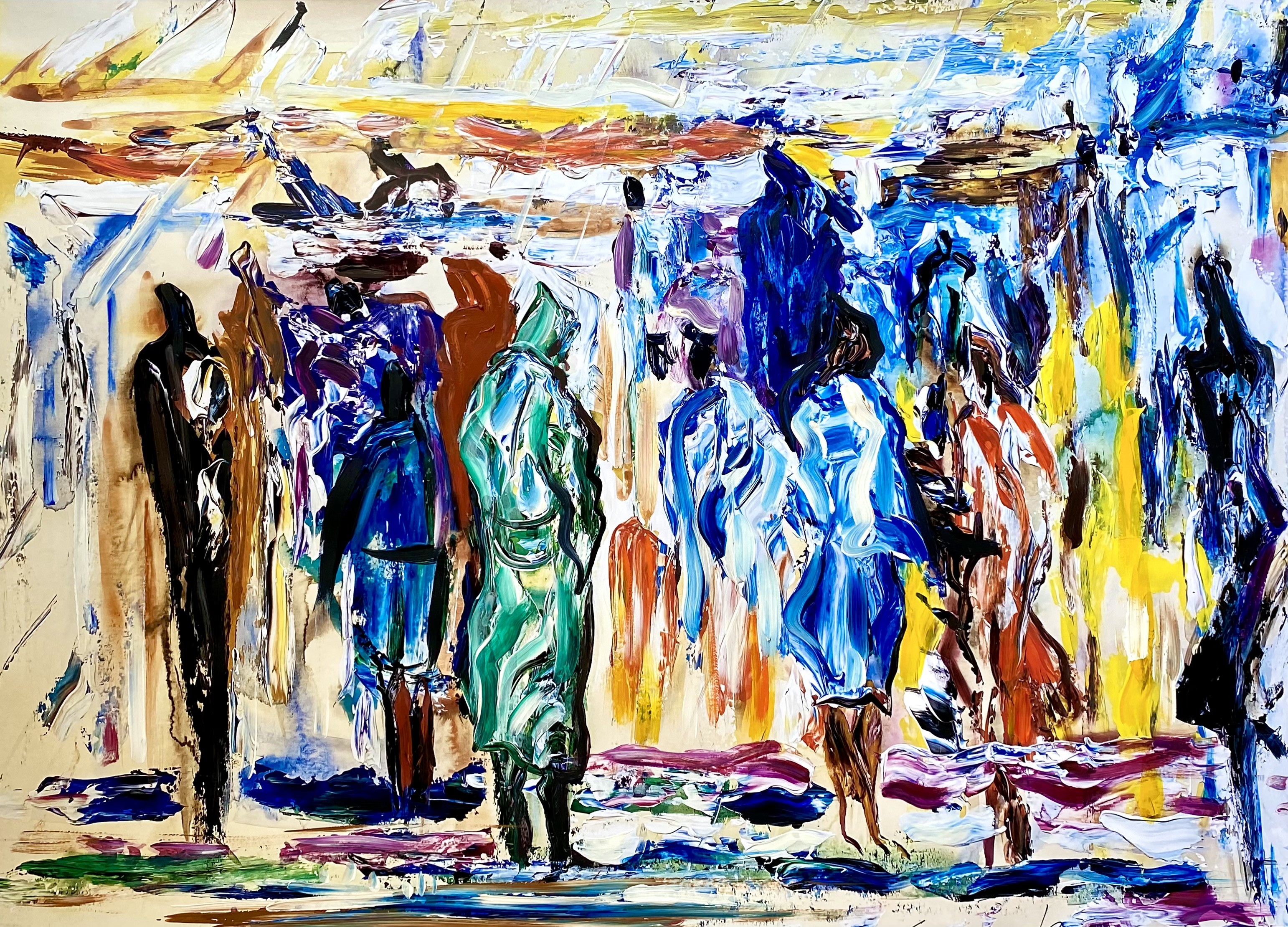 Kirill Postovit, Floral Market In The Rain Kirill Postovit, Floral Market In The Rain