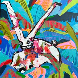 Peinture, Special one -  series Bunnies, Les Panchyshyn
