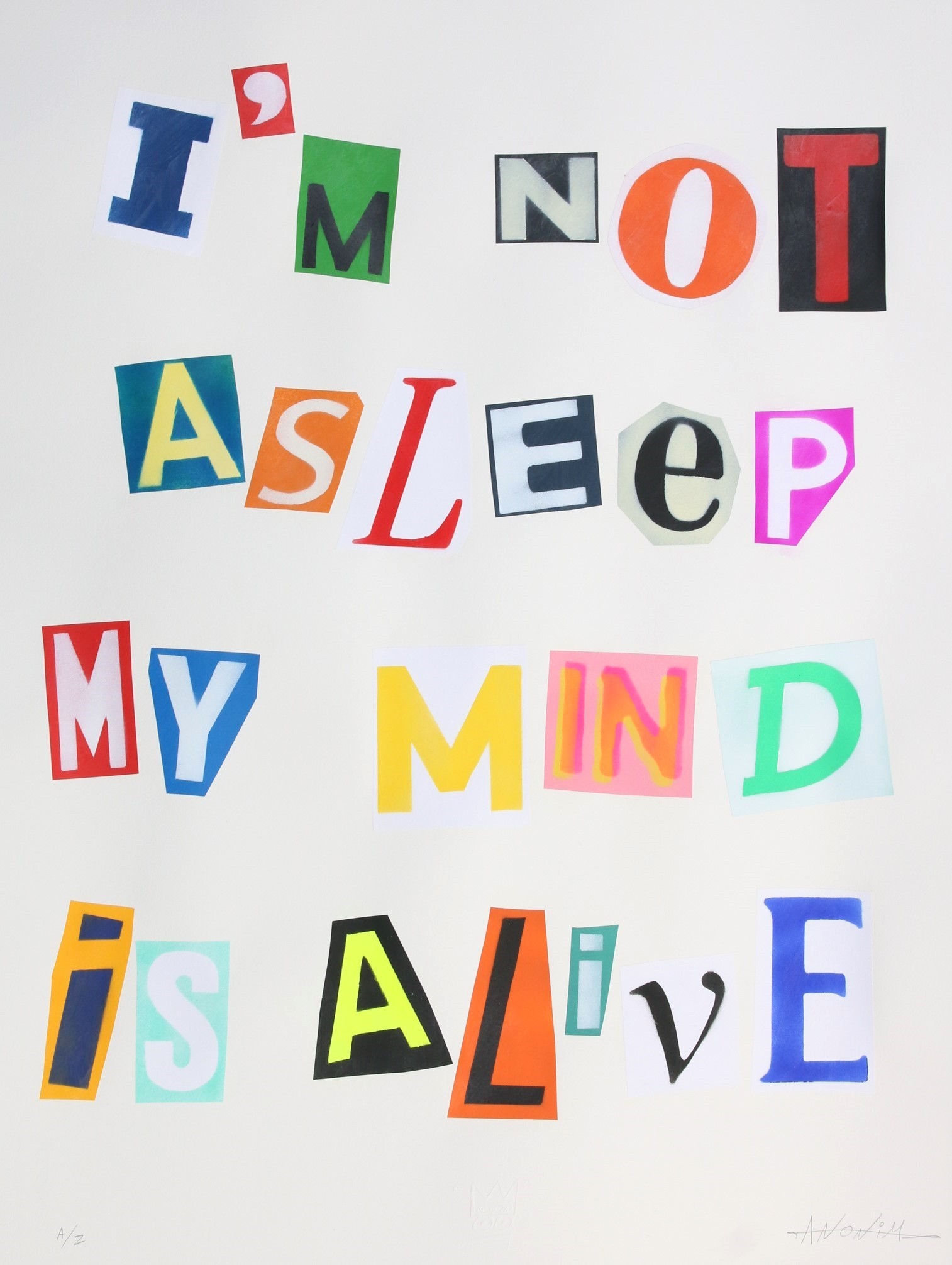 Ziegler T, Anonymous Letter 3 - I'm Not Asleep My Mind Is Alive Ziegler T, Anonymous Letter 3 - I'm Not Asleep My Mind Is Alive