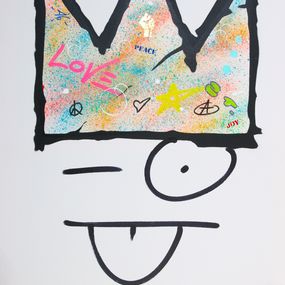 Gemälde, My Kid Just Ruined My Basquiat (graf) on canvas, Ziegler T