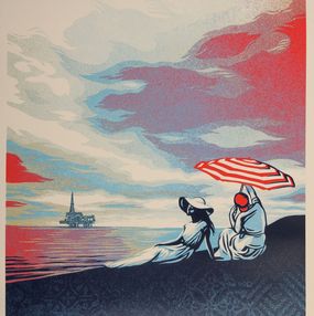 Drucke, Bliss at the Cliff's Edge, Shepard Fairey (Obey)