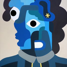 Gemälde, Blue Queen, Antony Squizzato