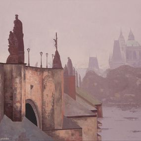 Painting, Charles Bridge, Ivan Klymenko
