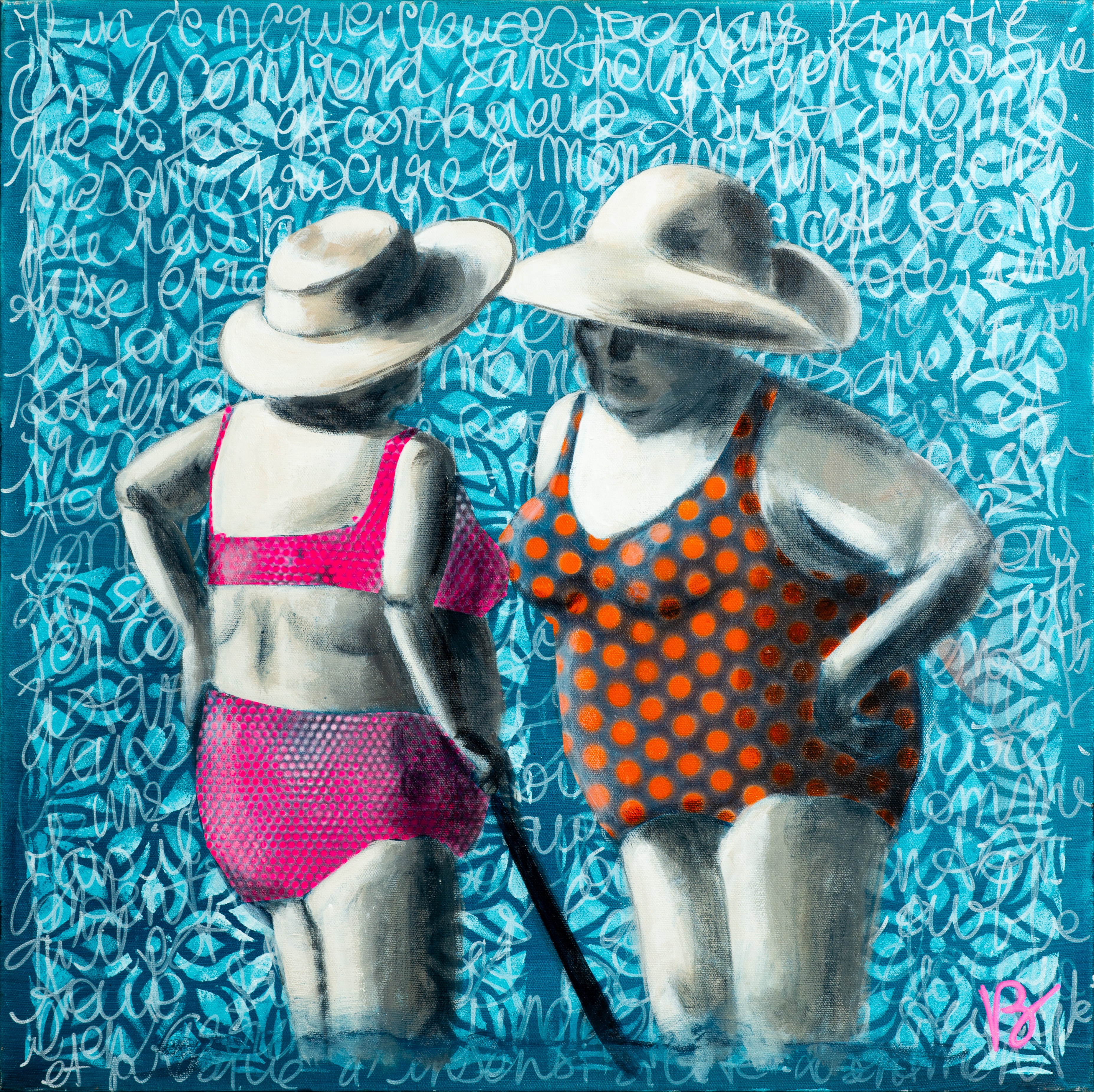 Véronique Baleste, Les copines à la plage Véronique Baleste, Les copines à la plage