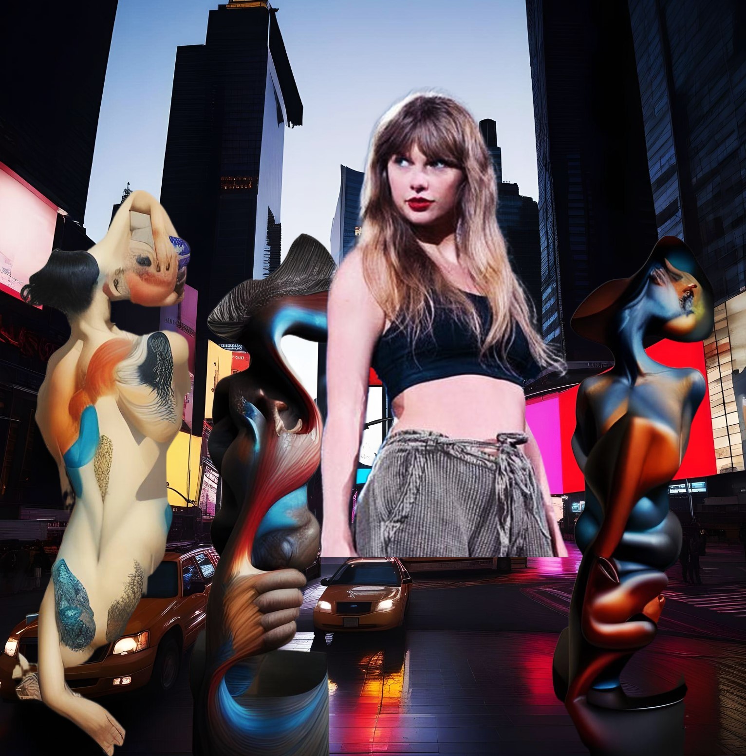 Bruno Cantais, Taylor Swift with Fans in New York Bruno Cantais, Taylor Swift with Fans in New York